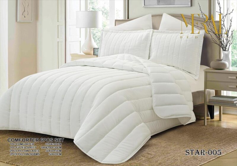 روتختی مرال مدل STAR - مدل 005 خرید آنلاین روتختی مرال- دو نفره رنگ سفید